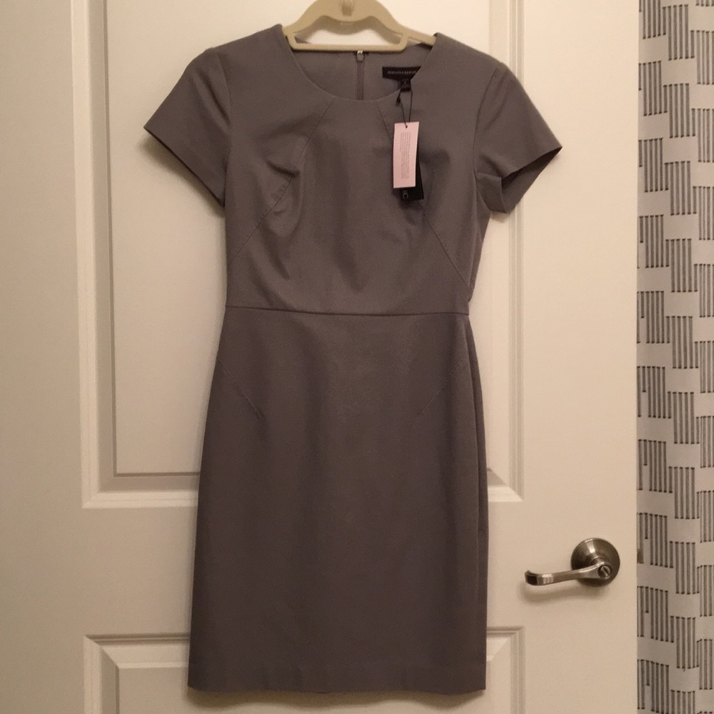Grey Banana Republic work dress